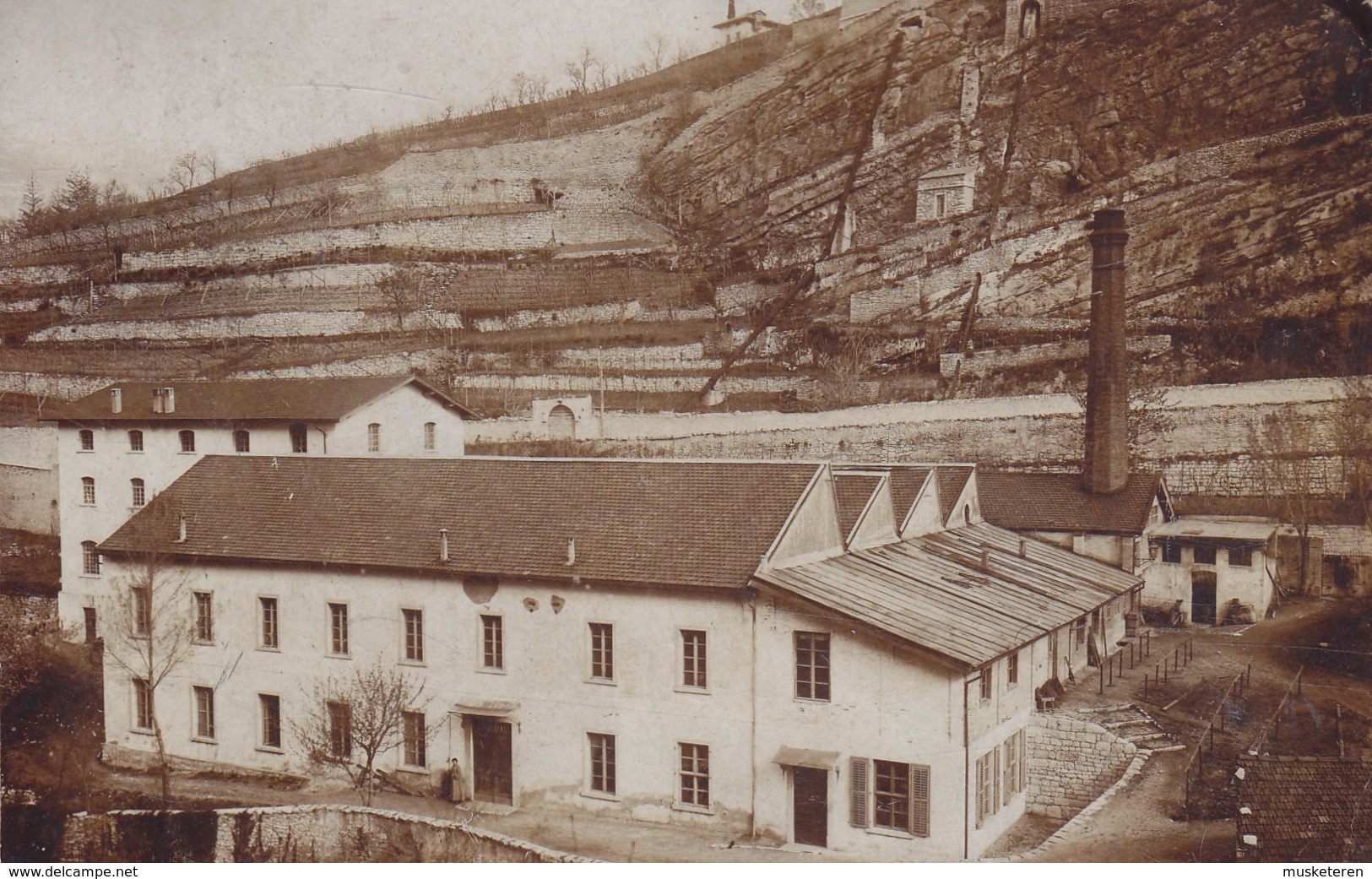 Italy Vorläufer Austria PPC ROVERETO 1909 BERN Schweiz Echte Real Photo Véritable (2 Scans) - Storia Postale