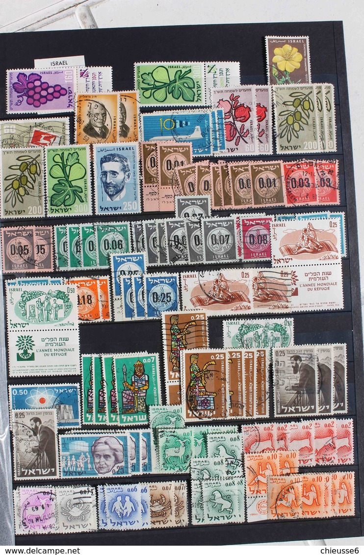 Israel Lot 0266 - Plusieurs Centaines De Timbres - Collections, Lots & Séries