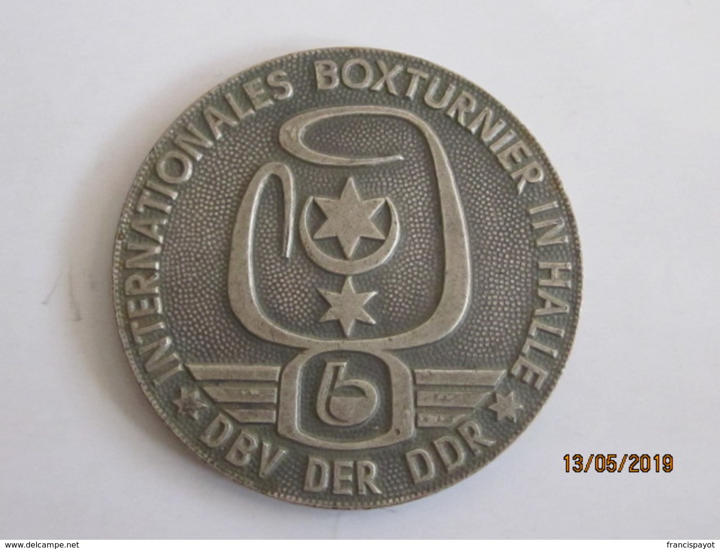 Germany: Medal DDR 1986 Internationales Boxturnier In Halle DBV Der DDR - Zur Erinnerung 1986 - Sonstige & Ohne Zuordnung