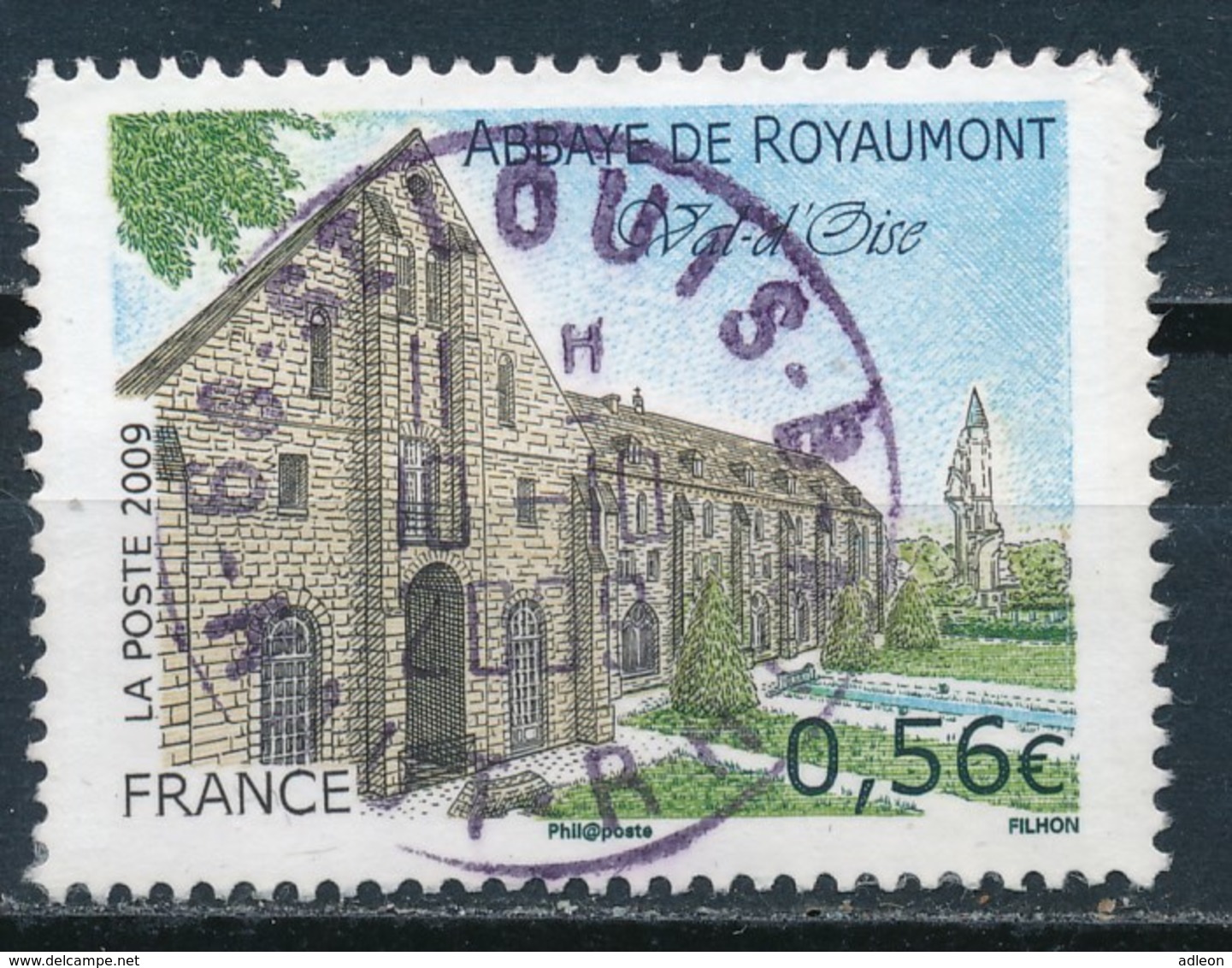 France - Abbaye De Royaumont YT 4392 Obl. Cachet Rond - Oblitérés