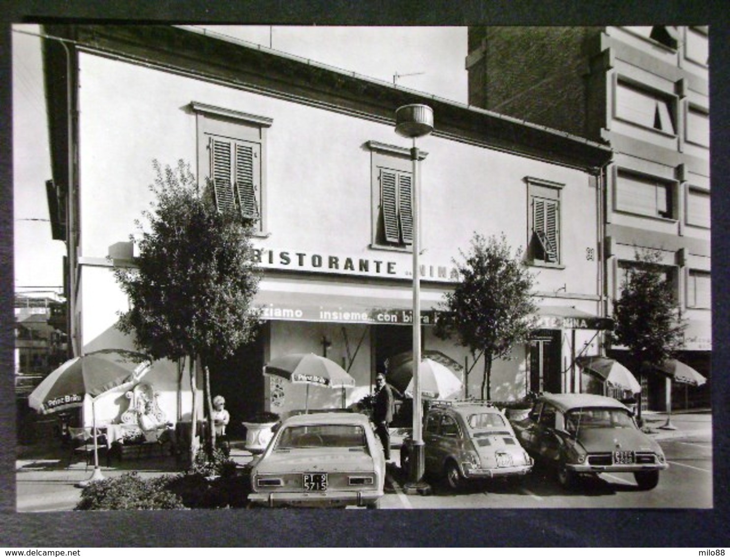 TOSCANA -PISTOIA -RIOSTORANTE NINA 500 CITROEN MONTECATINI -F.G. LOTTO N°188 - Arezzo