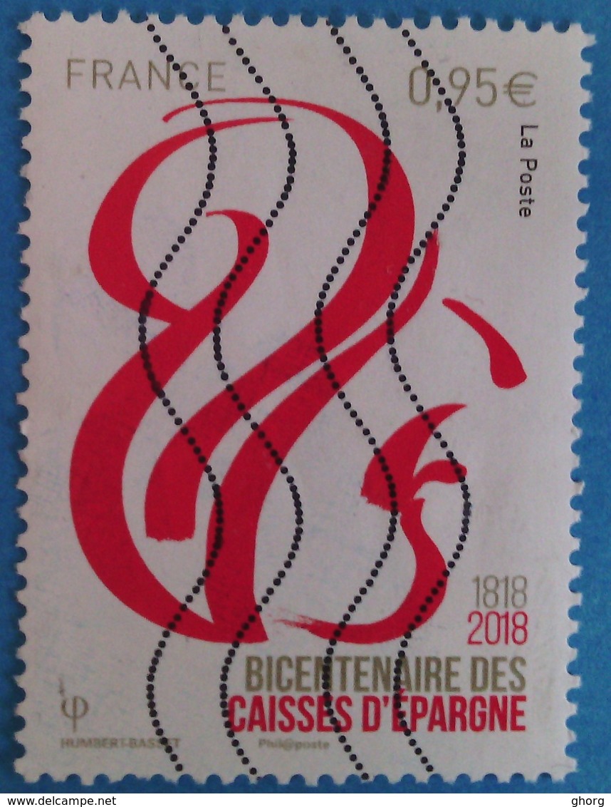 France 2018  : Bicentenaire Des Caisses D'Epargne N° 5207 Oblitéré - Used Stamps