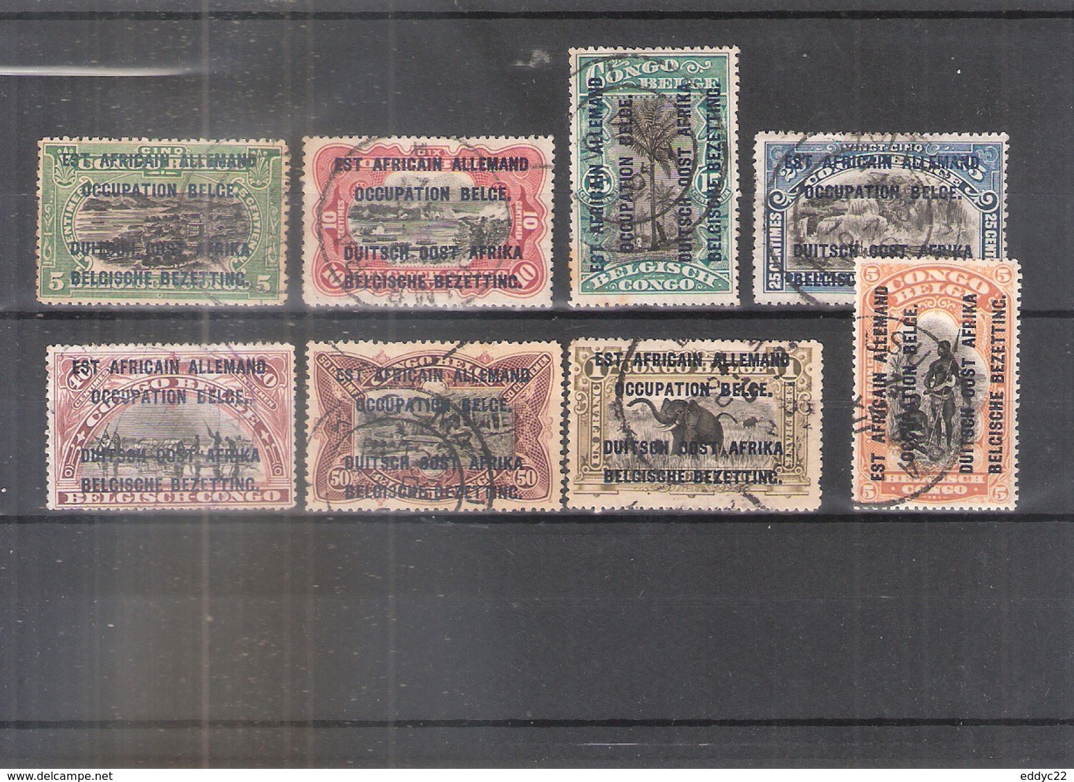 Ruanda-Urundi 28/35 - Type A - Série Complète - Obl/gest/used - Oblitérés