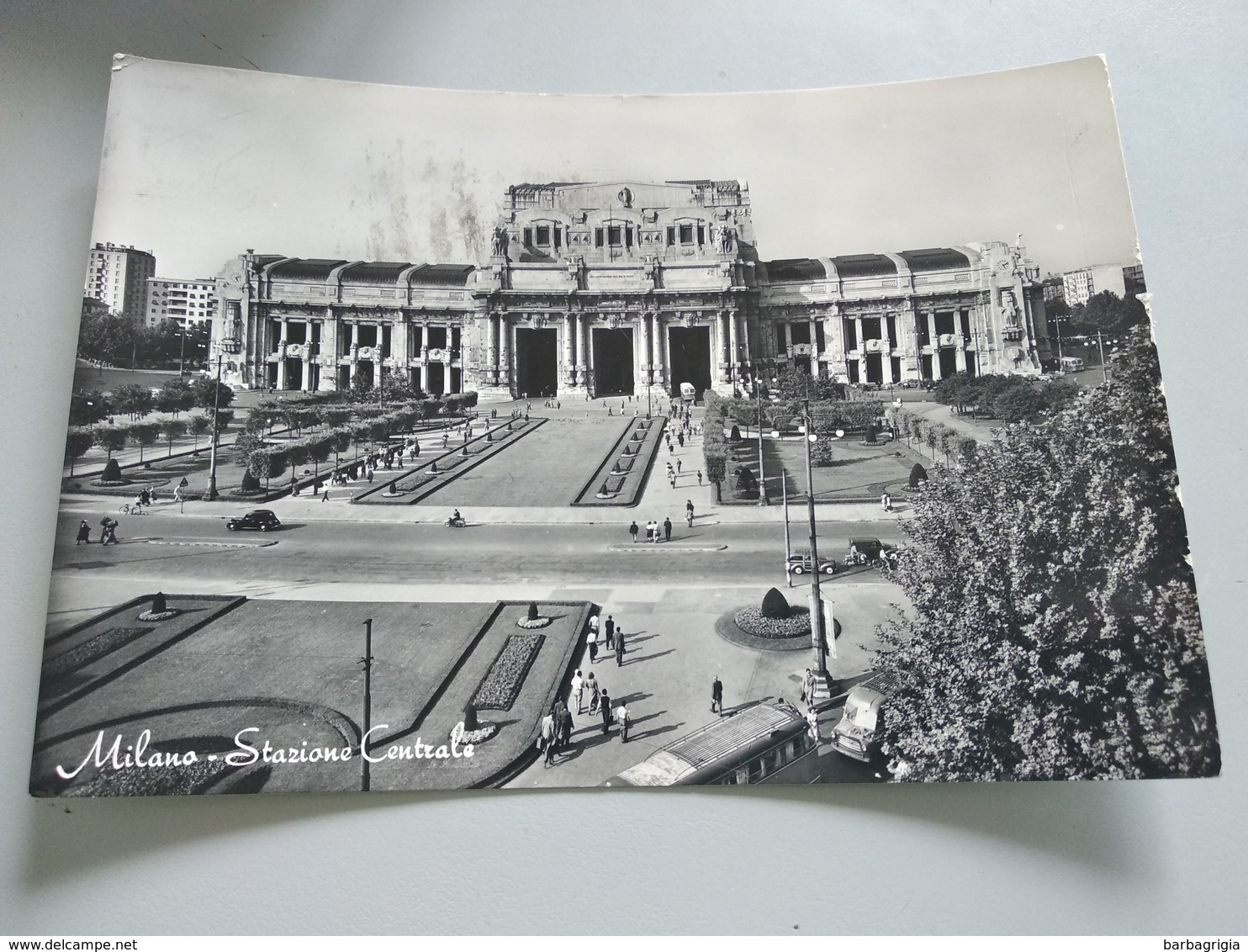 CARTOLINA MILANO - STAZIONE CENTRALE - Milano