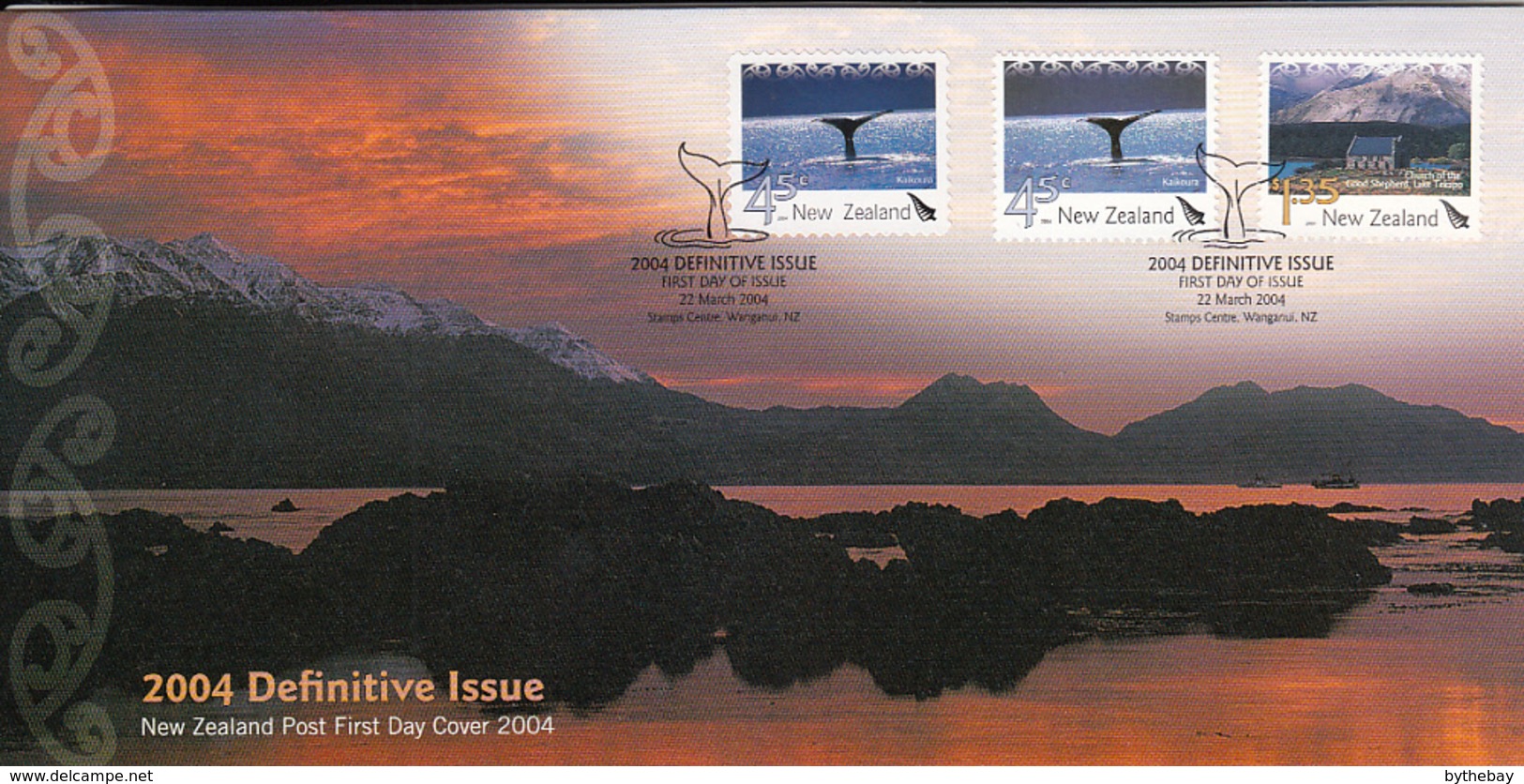 New Zealand 2004 FDC Scenic Definitives Set Of 3 - FDC