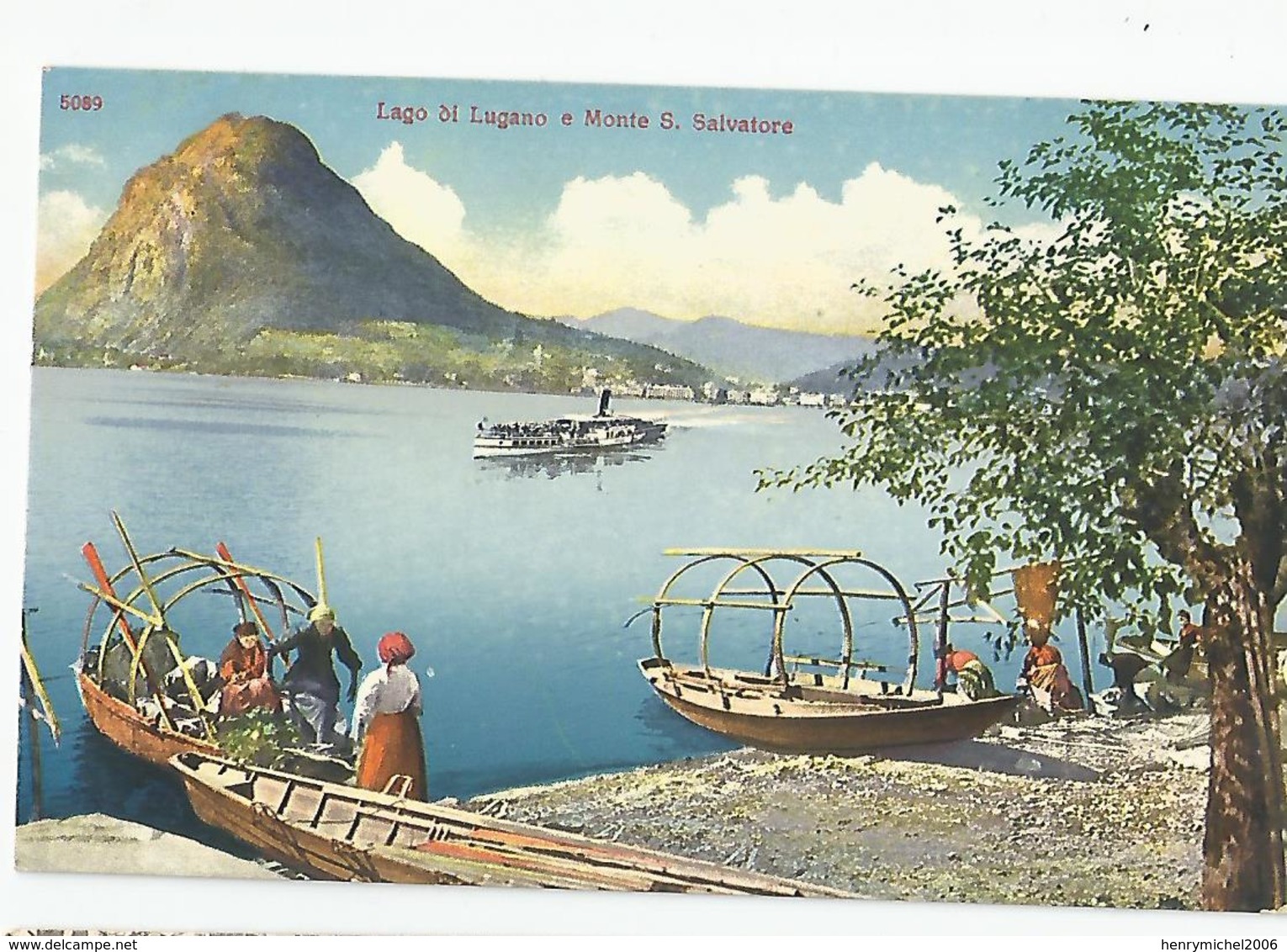 Suisse Tessin Ticino Lago Di Lugano S. Salvatore Ed Paul Bender Zurich - Lugano