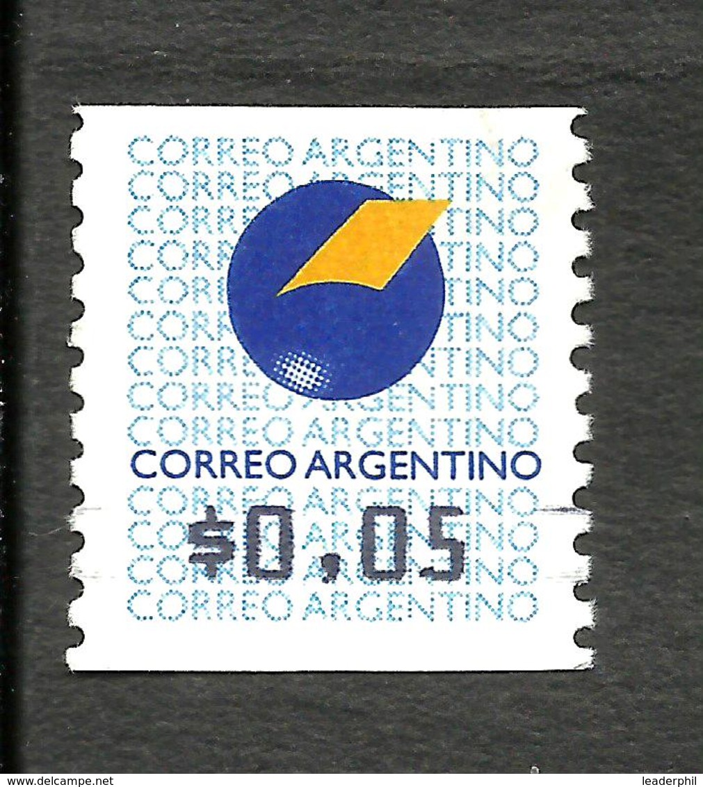 ARGENTINA ATM CAT.GJ 1 - MICHEL 1 (0,05) MNH - Franking Labels