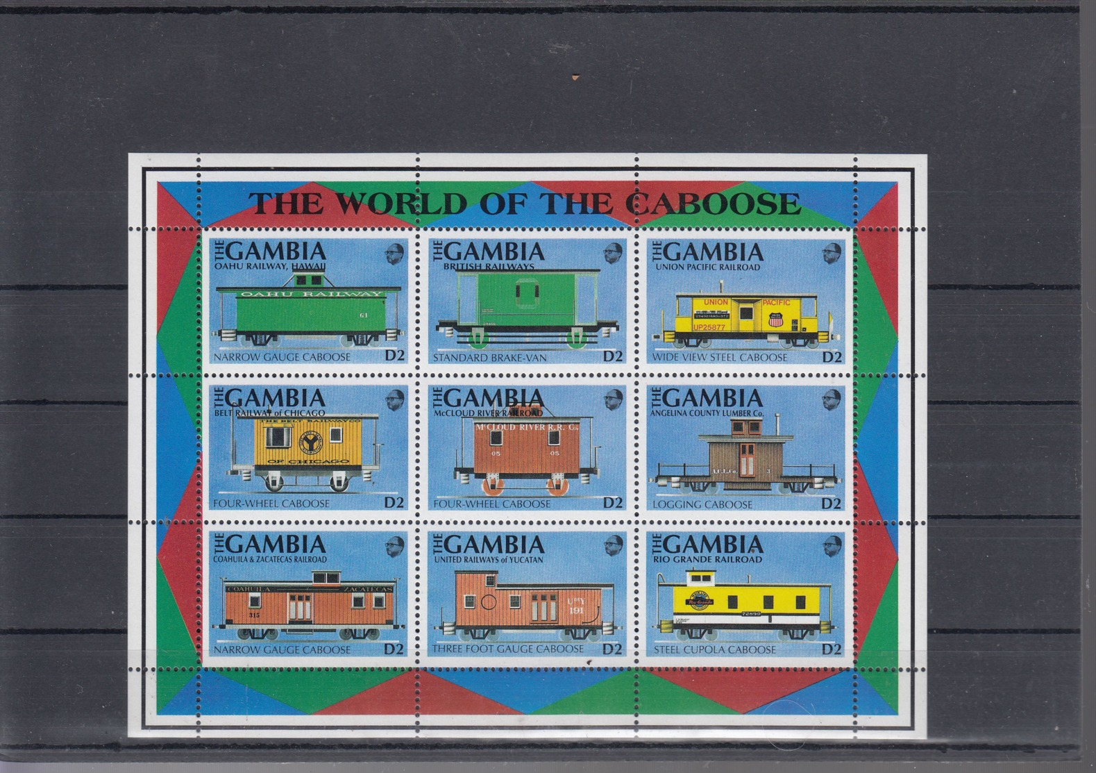 Gambia Michel Cat.No. Mnh/** Sheet 1210/1236 + Sheet 126/128 Trains - Gambia (1965-...)