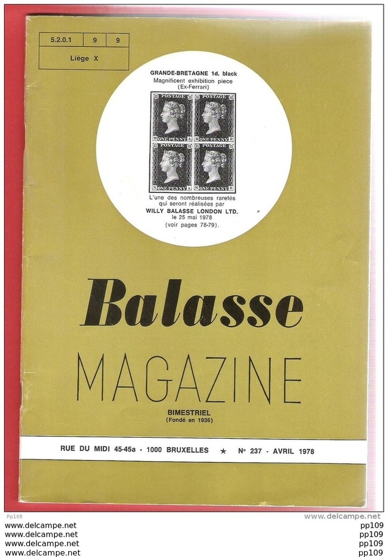 BALASSE MAGAZINE Bimestriel  N°237 - Avril 1978 - Français (àpd. 1941)
