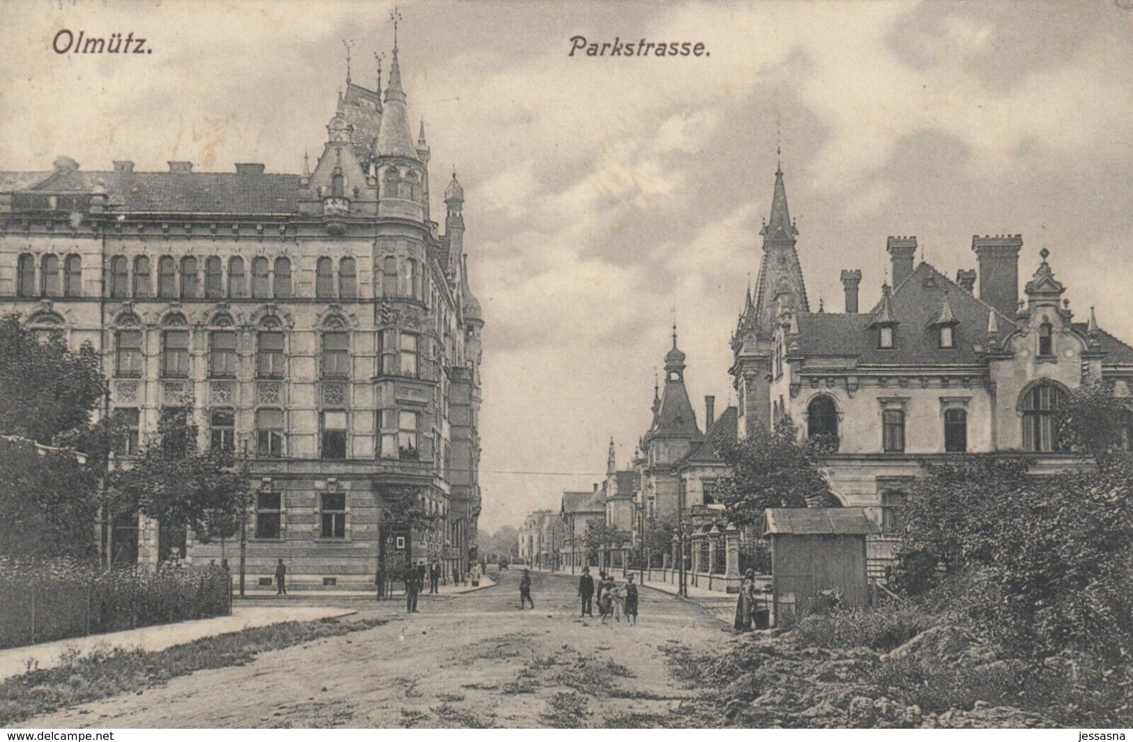 AK - Gruss Aus OLMÜTZ - Menschen In Der Parkstrasse 1906 - Tschechische Republik