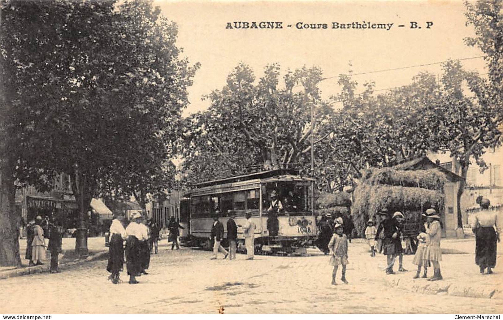 AUBAGNE : Cours Barthelemy, Tramway - Tres Bon Etat - Aubagne