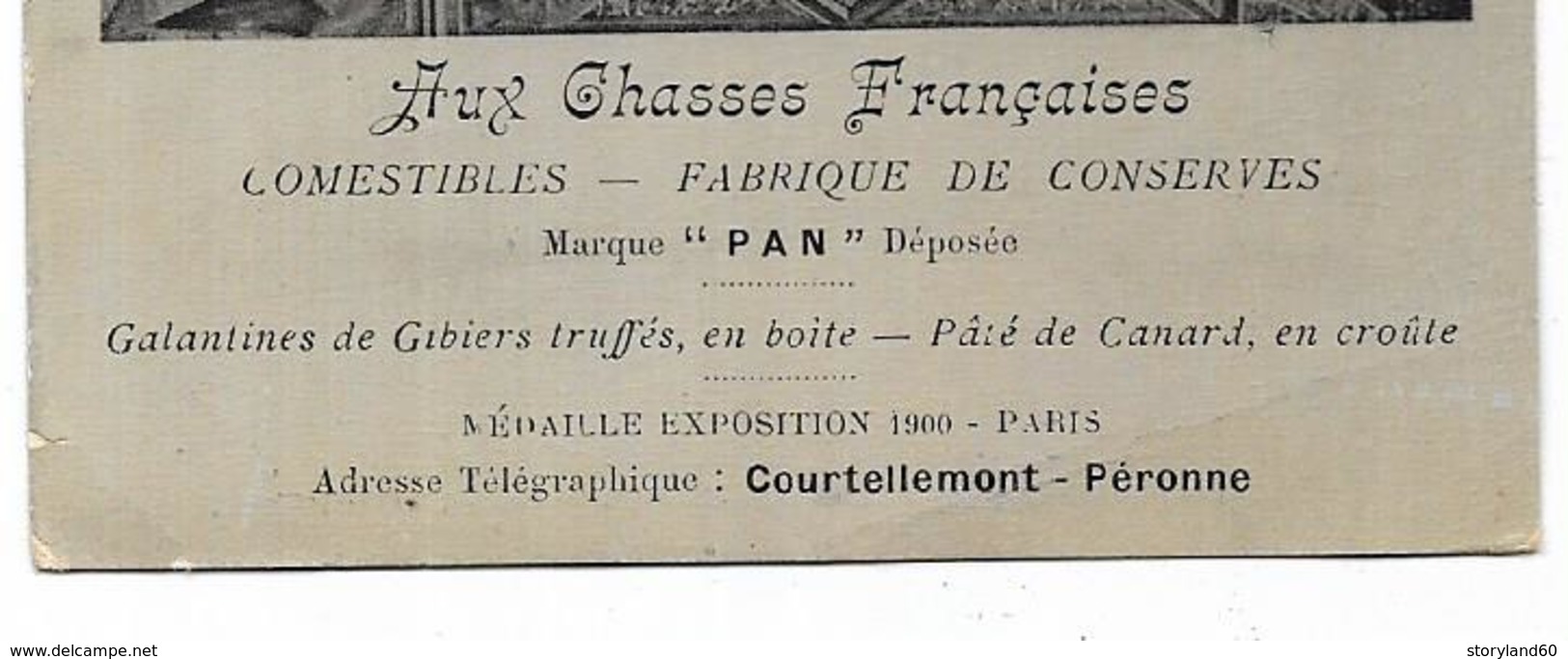 Cpa 8020089 Maison De Comestibles Après Un Passage De Canards Janvier 1906, Péronne Courtellemont Aux Chasses Françaises - Peronne