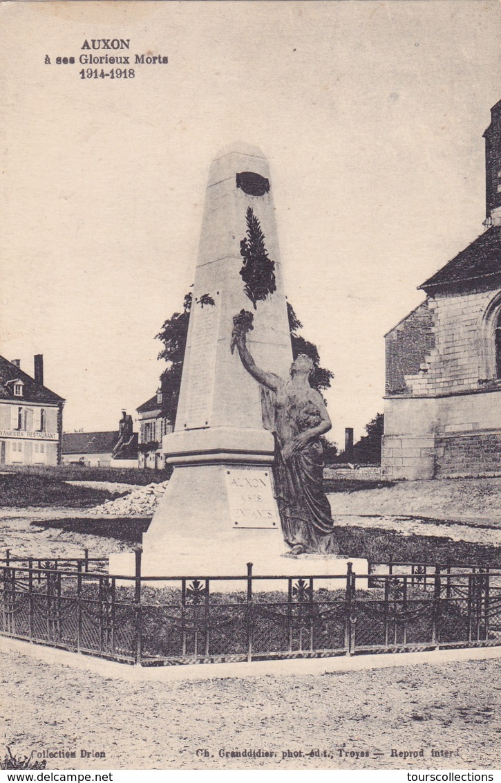 CPA 10 @ AUXON - Monument Aux Morts De La Guerre 1914 - 1918 à Ses Glorieux Morts - Autres & Non Classés