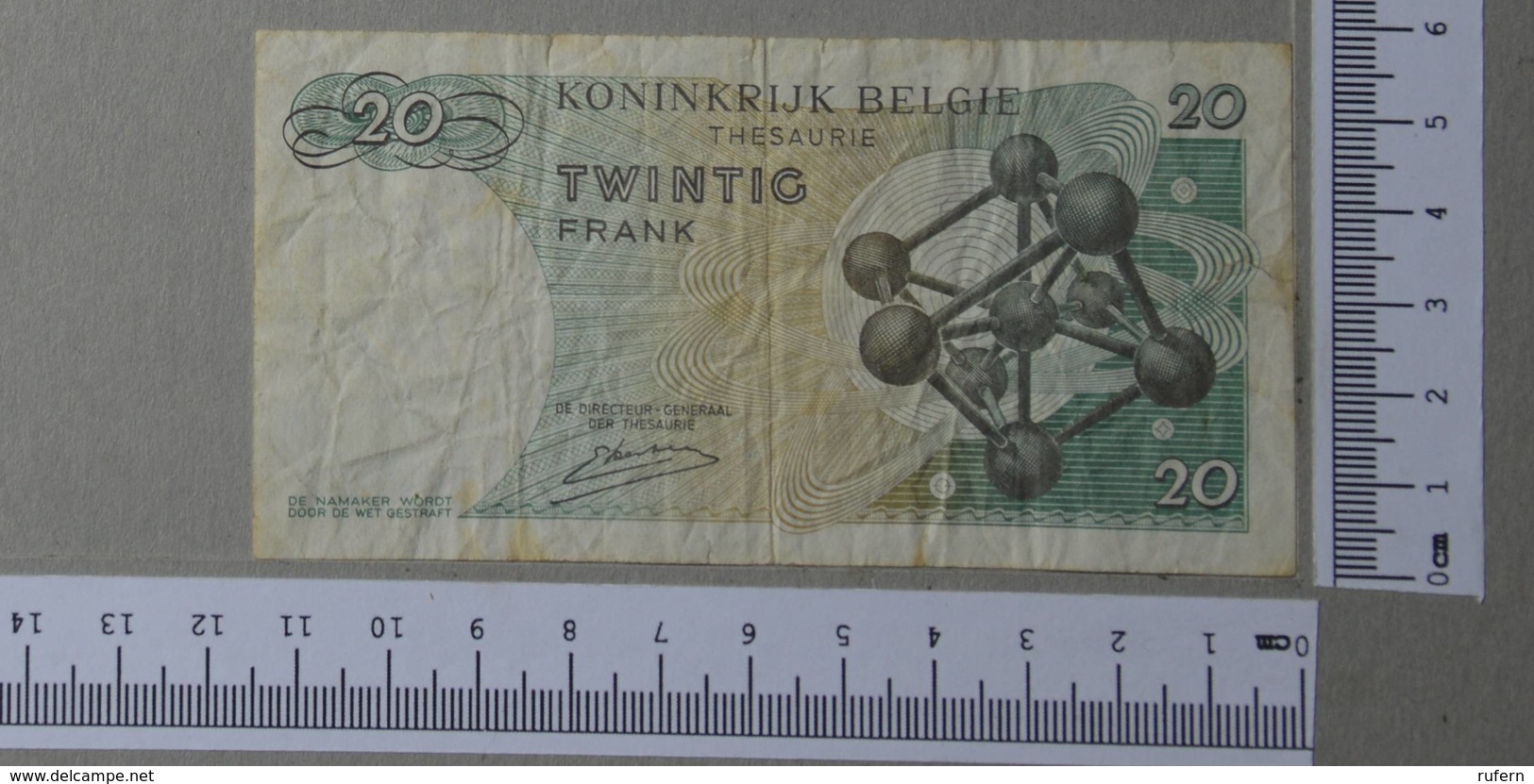 BELGIUM 20 FRANCS 1964 -  (Nº28703) - Andere & Zonder Classificatie