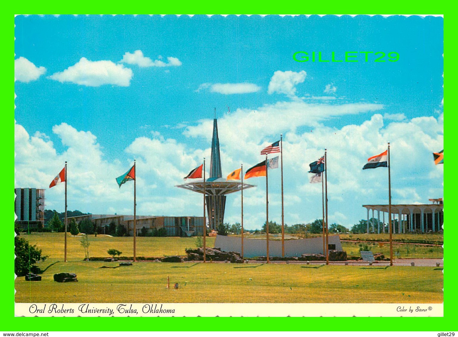 TULSA, OK - ORAL ROBERTS UNIVERSITY - STORER'S GREEN COUNTRY CARDS - - Tulsa