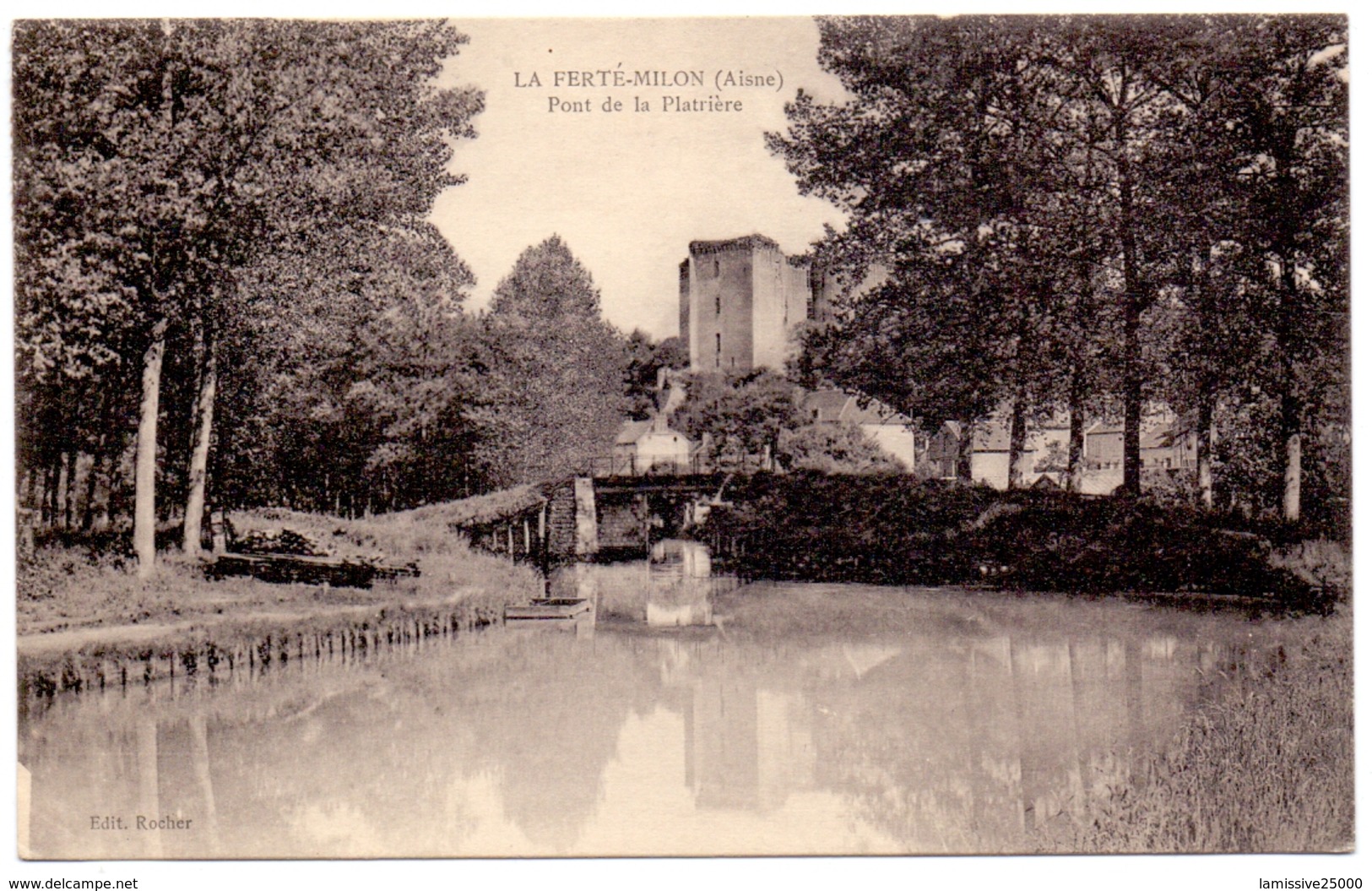 Aisne La Ferté Milon Le Canal  Pont De La Platrière - Autres & Non Classés