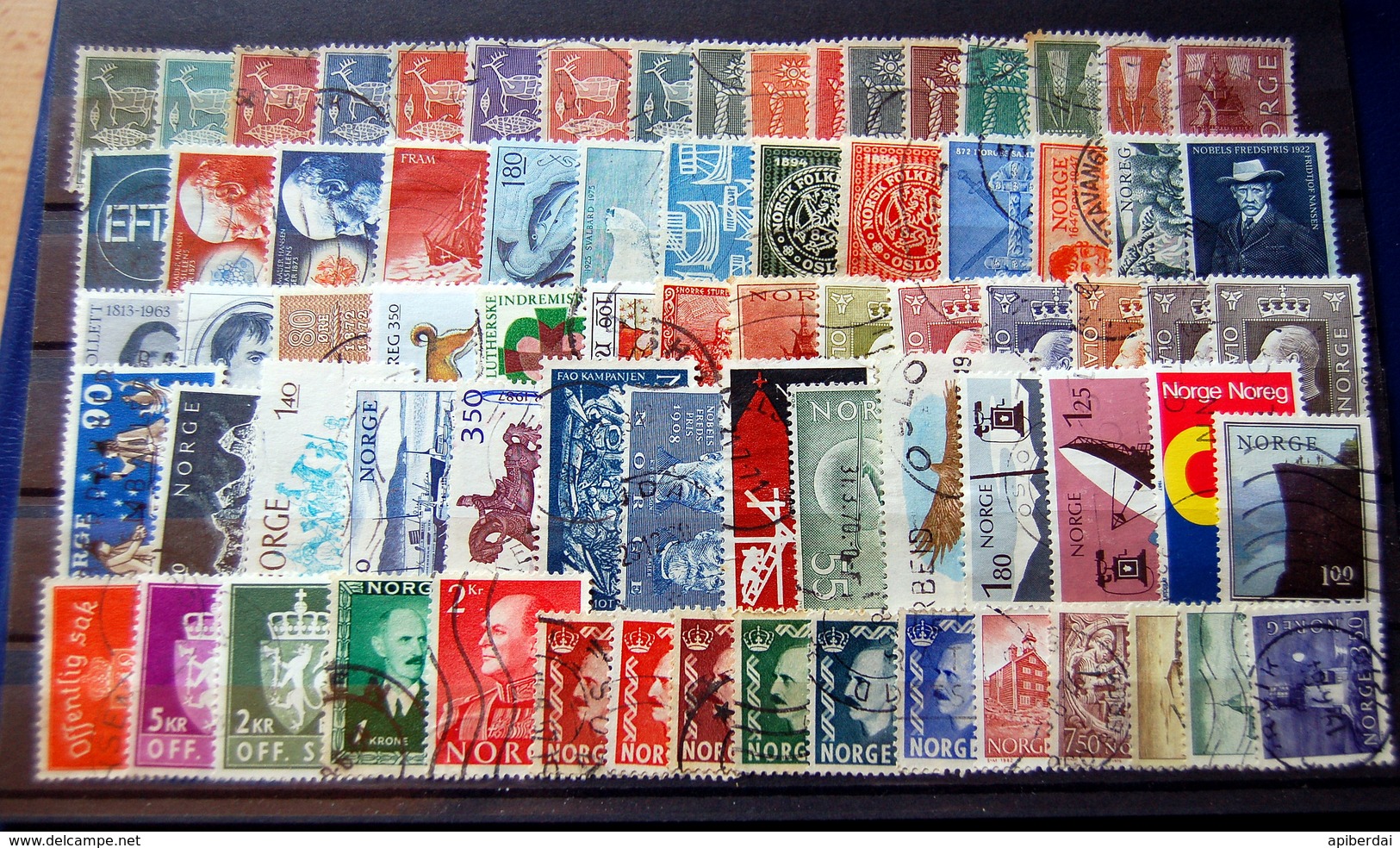 Norvege Norway - 74 Different Stamps Used - Collections