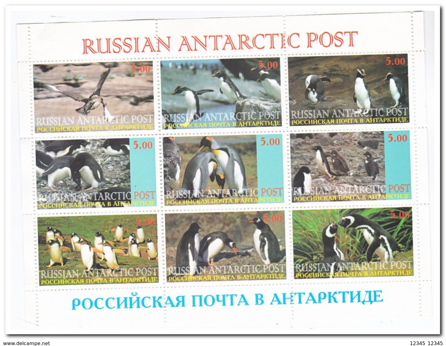 Russian Antarctic Post, Postfris MNH, Birds - Andere & Zonder Classificatie