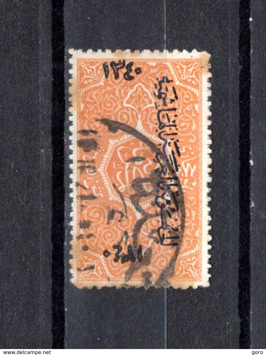 Arabia Saudita   ( Reino De Hedjaz )  1922   .  Y&T  Nº    15     ( óxido ) - Arabia Saudita