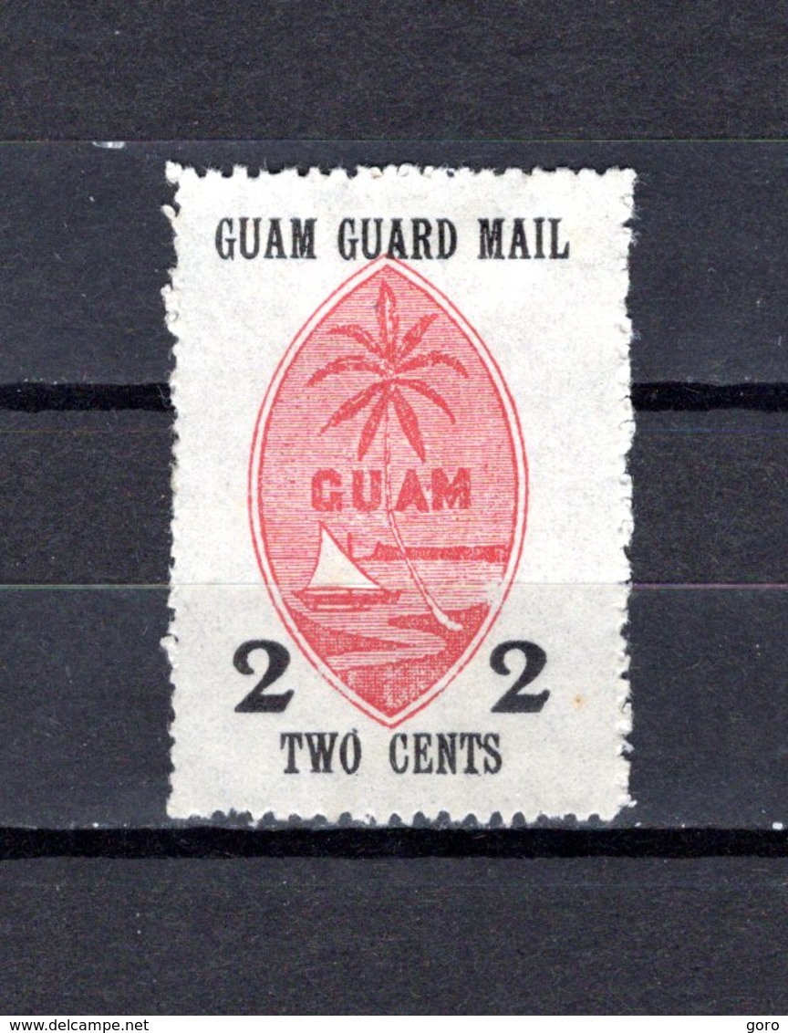 Guam  1899.  Y&T  Nº   4   Porte  Local - Guam