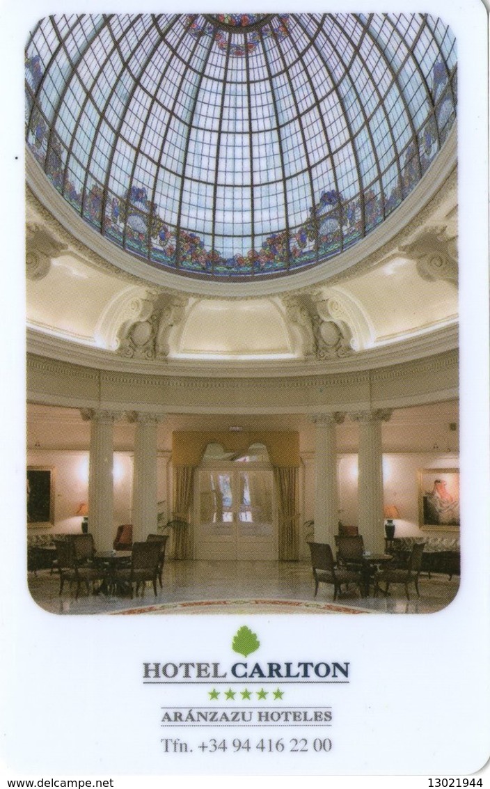 SPAGNA KEY HOTEL  Carlton- ROLEX  -     Bilbao (Vizcaya) - Hotel Keycards
