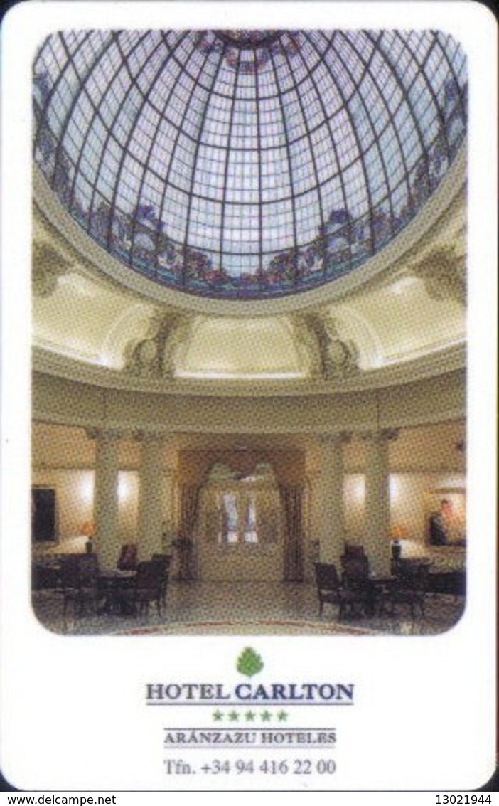 SPAGNA KEY HOTEL  Carlton- ROLEX  -     Bilbao (Vizcaya) - Hotel Keycards