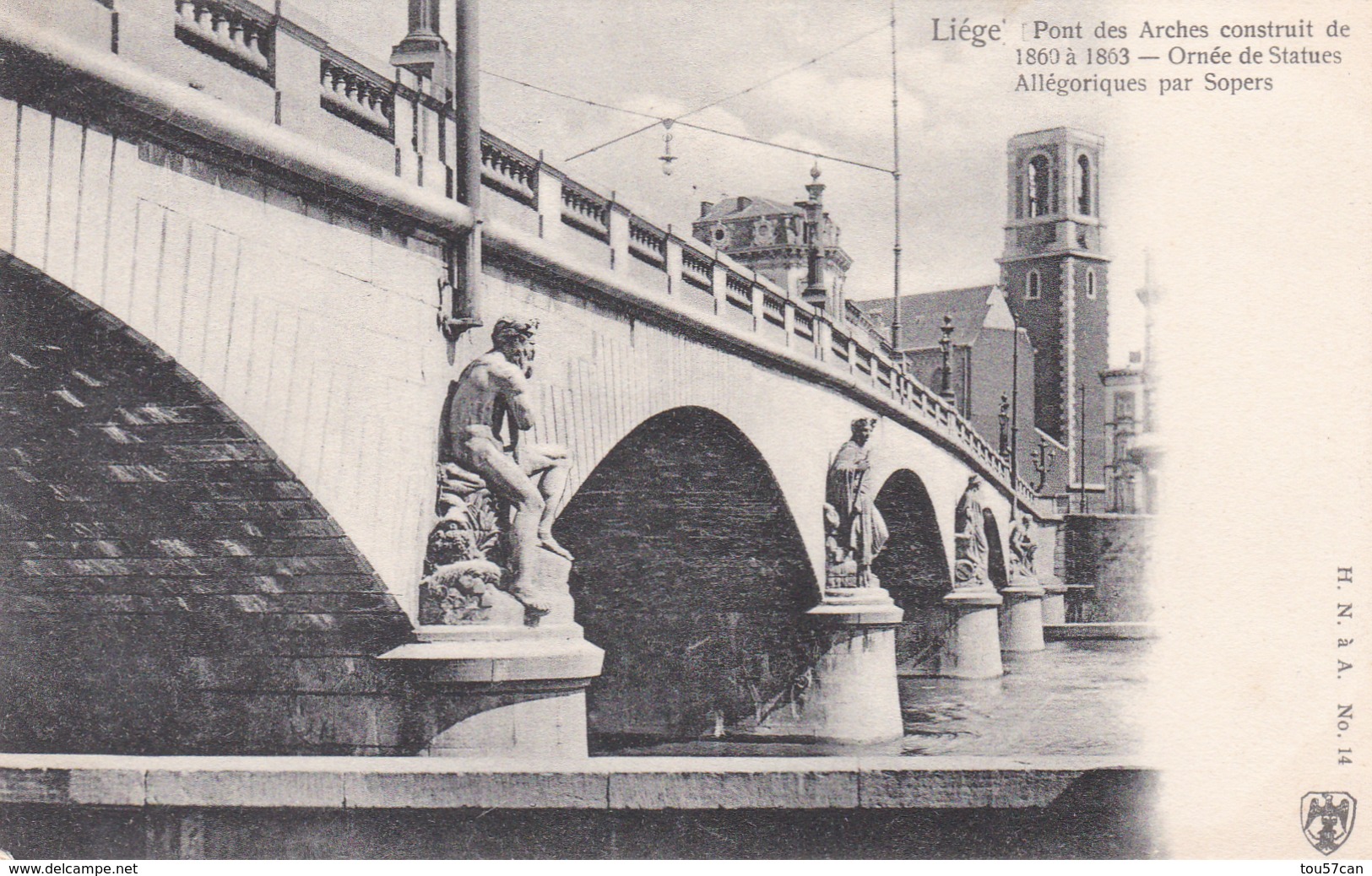 LIEGE - LIEGE - BELGIQUE -  PETIT LOT DE 5 CPA PRÉCURSEURS - Liège