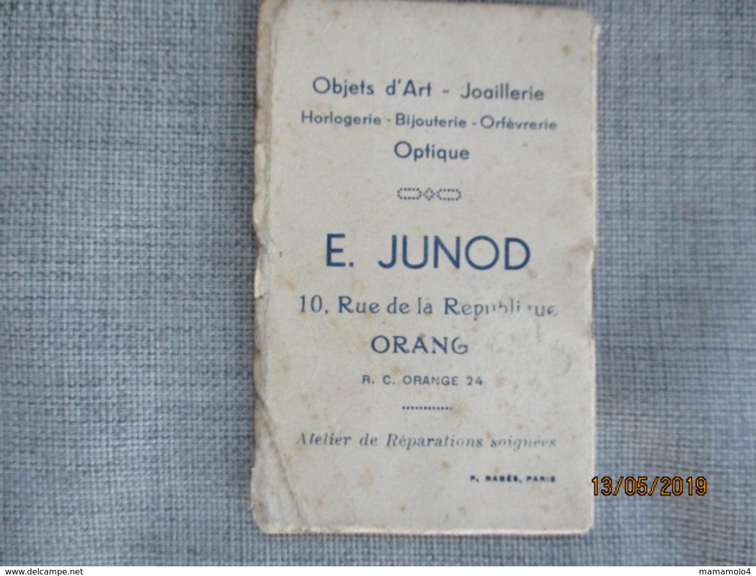 Petit Calendrier De Poche Année 1939 - Autres & Non Classés