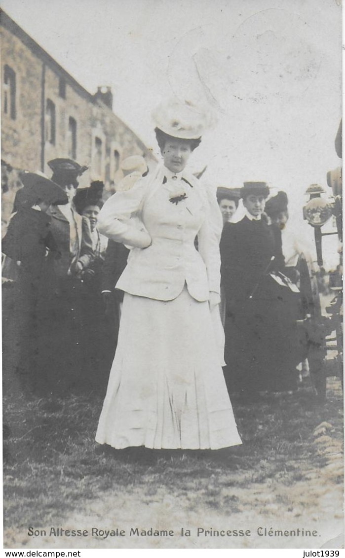 BELGIUM ..-- Son Altesse Royale Madame La PRINCESSE CLEMENTINE De BELGIQUE . 1909 Vers PALISEUL . - Familles Royales