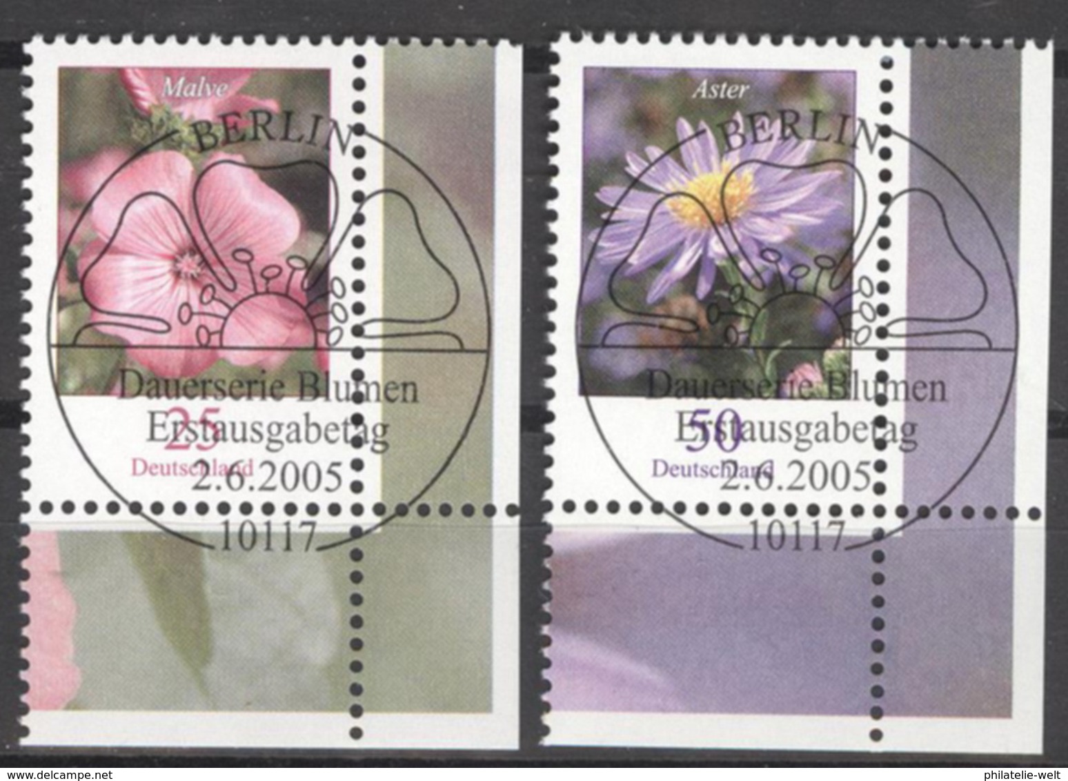 BRD 2462/63 Eckrand Rechts Unten O Sonderstempel Berlin - Used Stamps