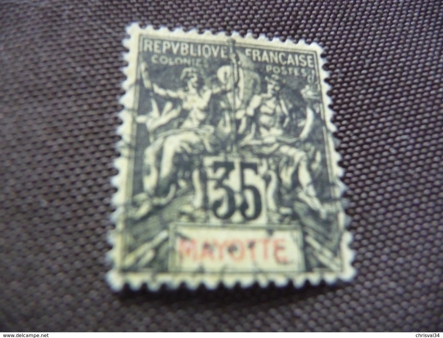 TIMBRE   MAYOTTE    N  18        COTE 9,00  EUROS   OBLITÉRÉ - Used Stamps