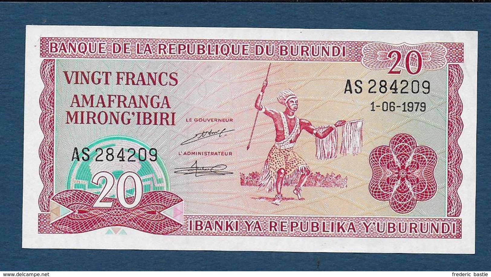 BURUNDI - 20 Fr  1979 - Burundi