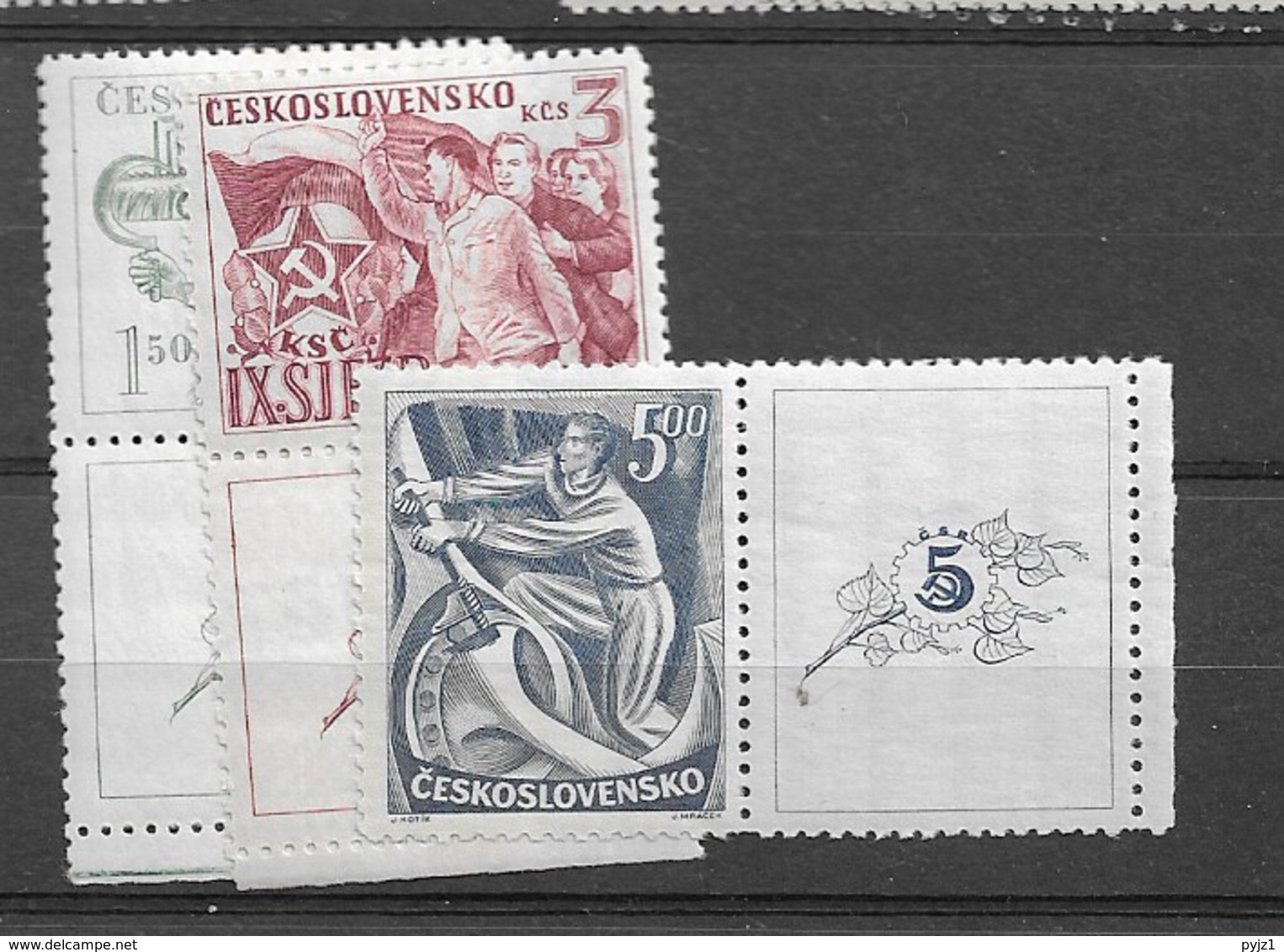 1949 MNH Tschechoslowakei - Unused Stamps
