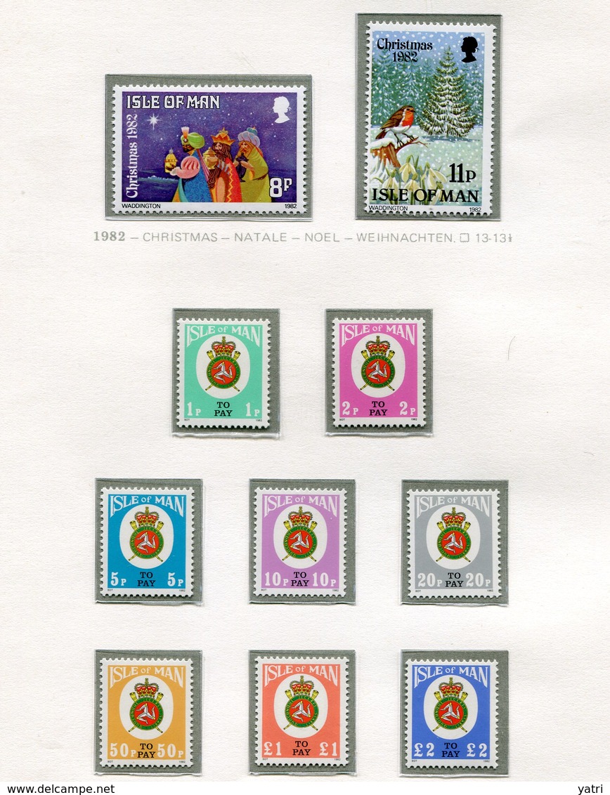 Isola Di Man - 1982 Annata Completa / Complete Year Set ** MNH - Isola Di Man