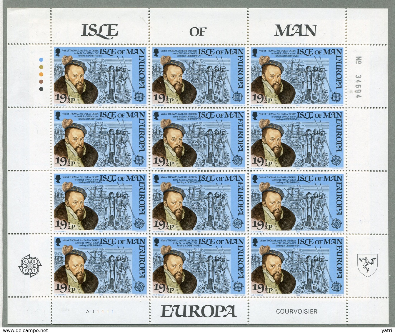 Europa Cept - Isola Di Man - 1982 ** MNH - 1982