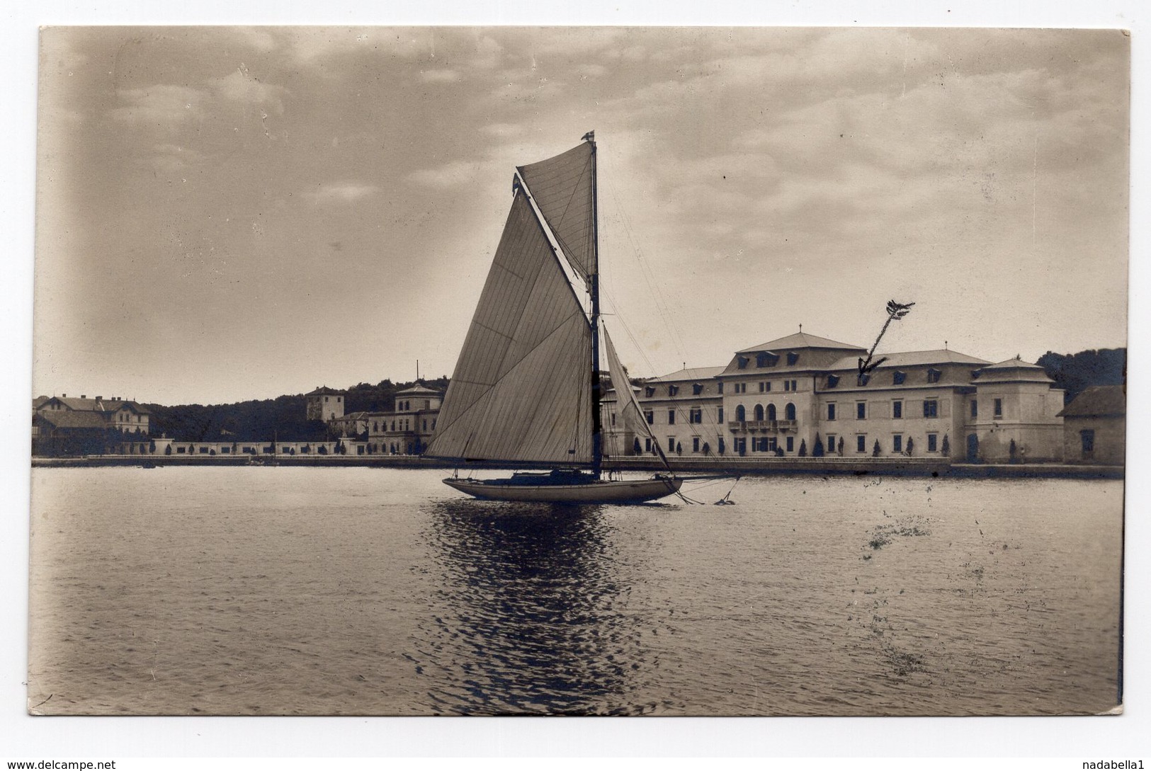 1913  AUSTRIA, ITALY, CROATIA, BRIONI TO VIENNA, SAILING BOAT, ILLUSTRATED POSTCARD, USED - Other & Unclassified