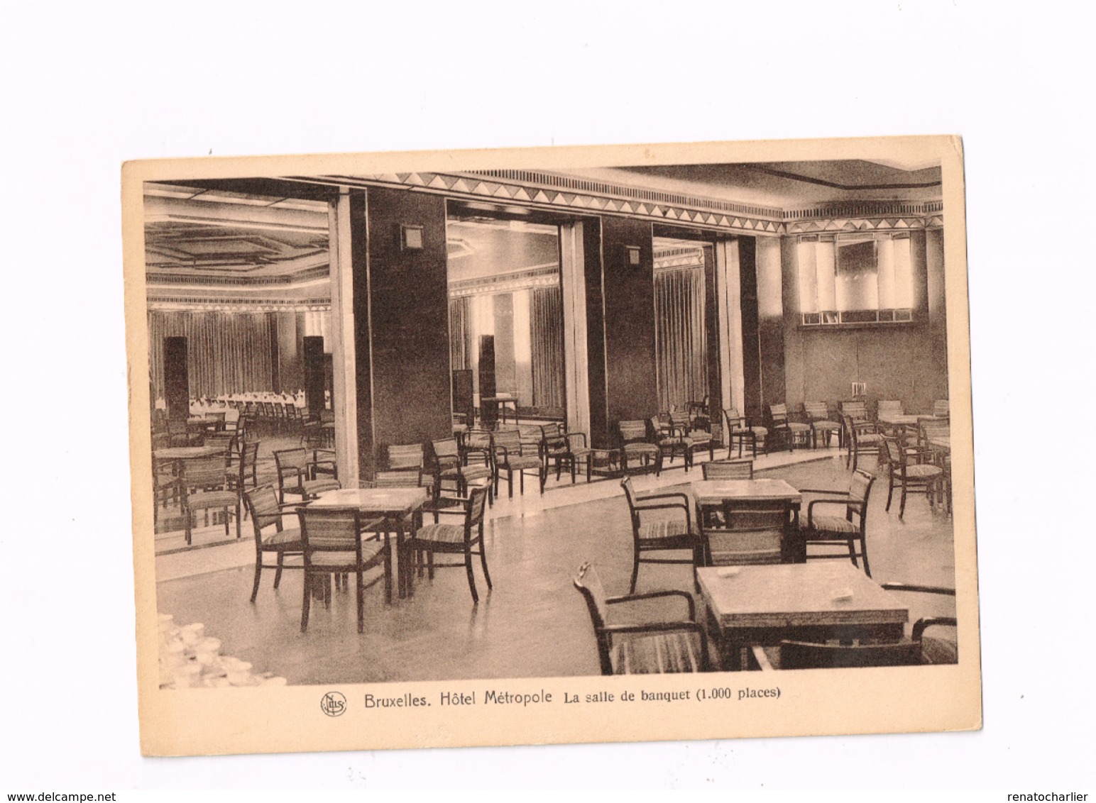 Hôtel Métropole.La Salle De Banquet. - Cafés, Hotels, Restaurants