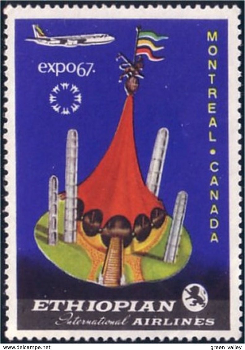 324 Ethiopie Montreal Expo 1967 MH * Neuf CH (ETH-265) - Ethiopië