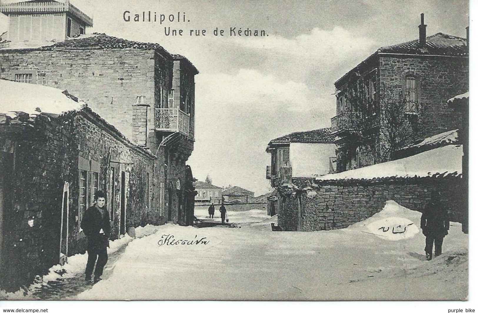 TURQUIE GALLIPOLI 1920 Une Rue De Kéchan TBE - Turquie