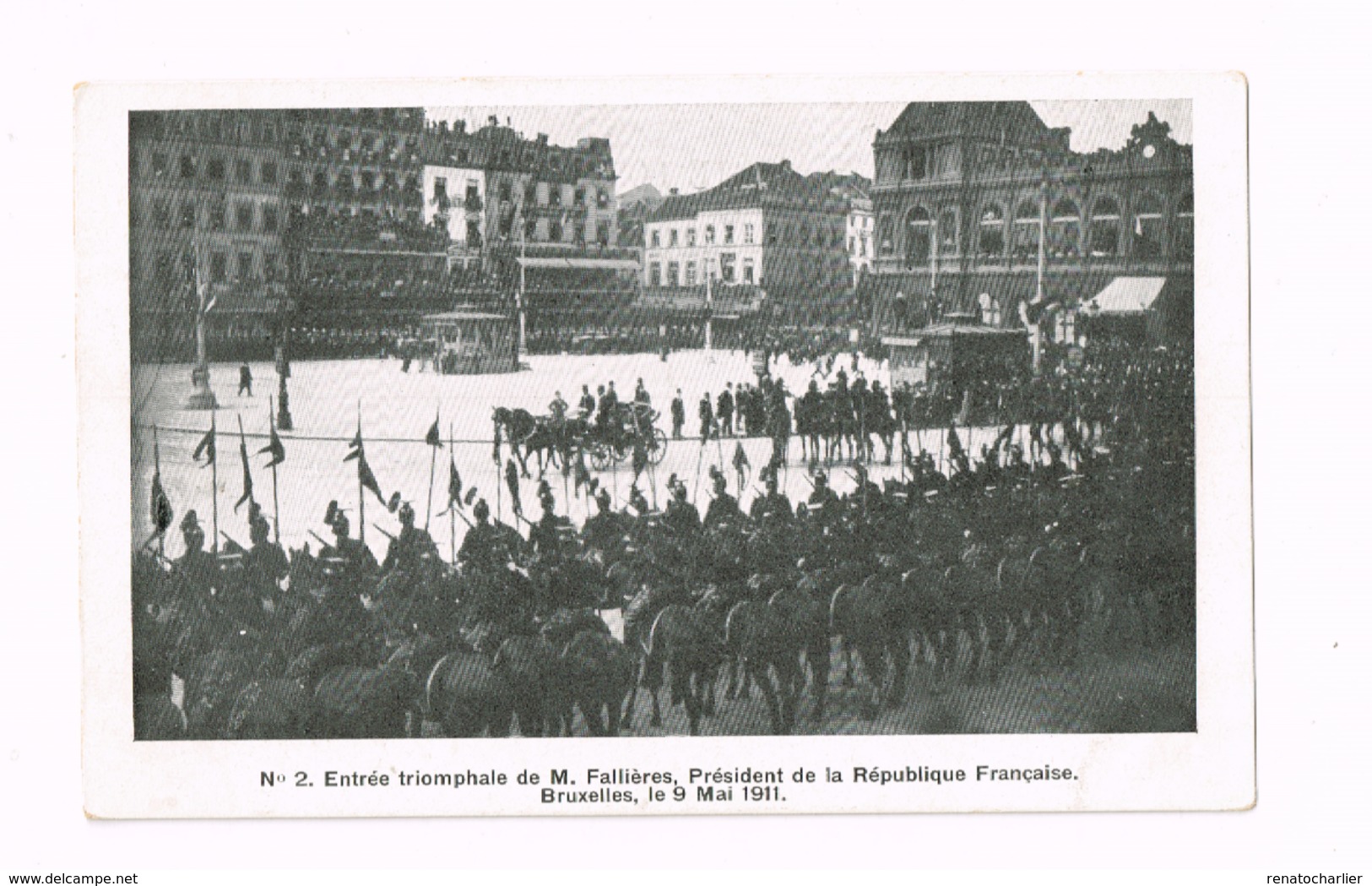 Entrée Triomphale De M.Fallières,président De La République Française Le 9 Mai 1911. - Personnages Célèbres