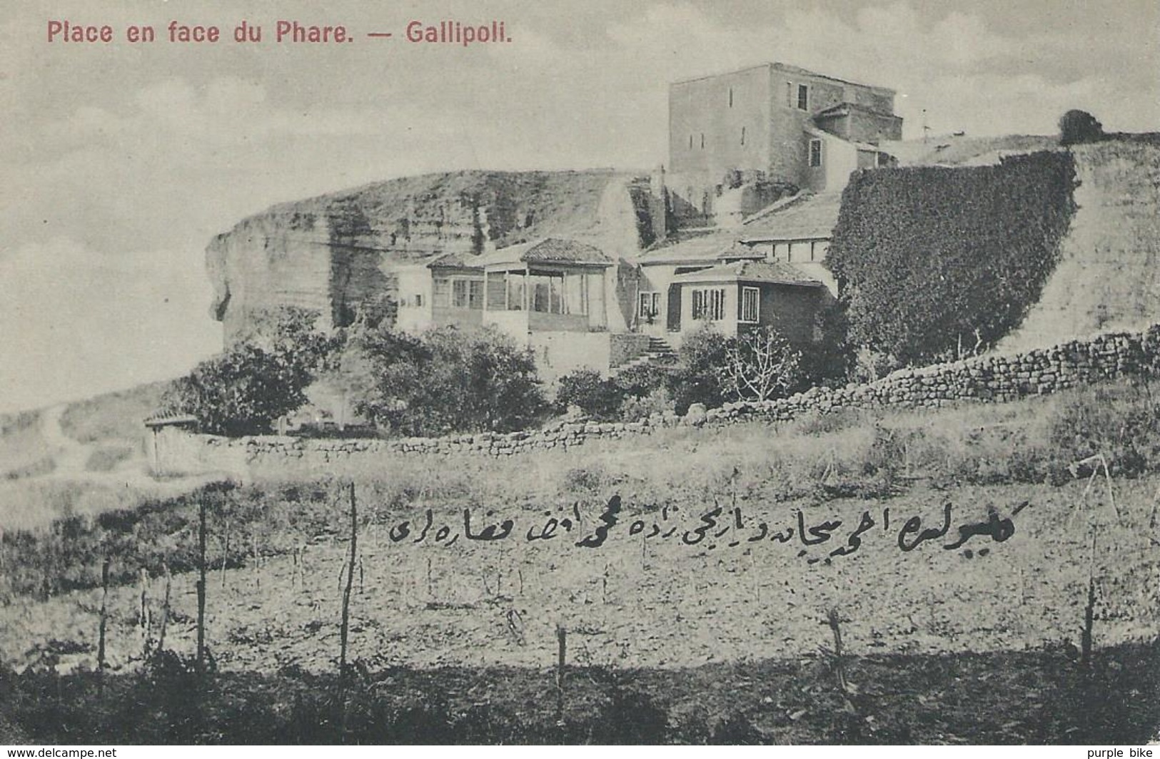 TURQUIE GALLIPOLI 1920 Place En Face Du Phare . TBE - Turquie