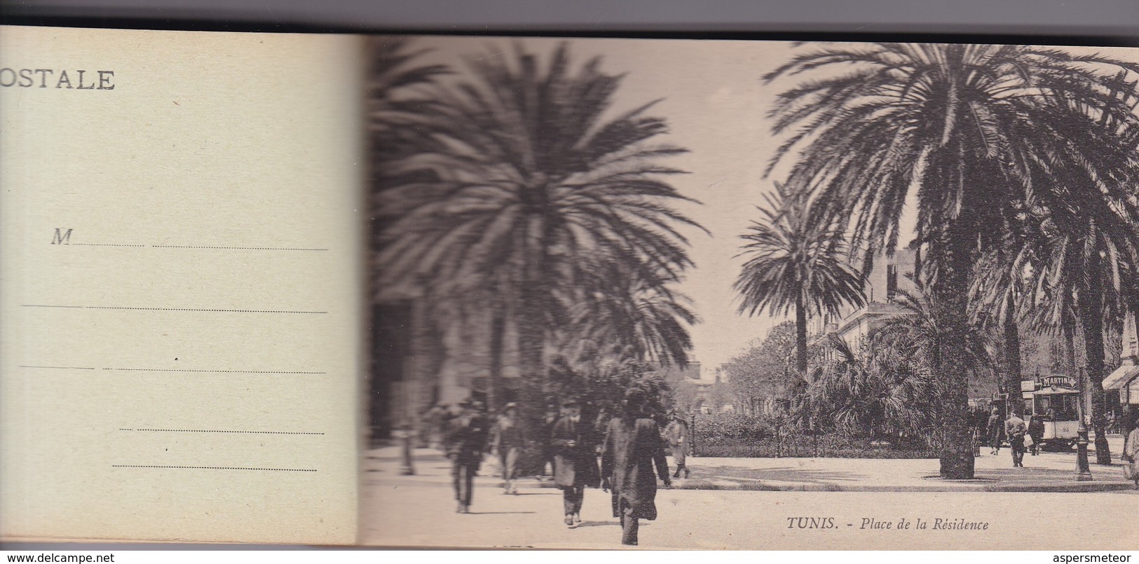 TUNIS, 24 VUES DETACHABLES. AM. PHOTOSET GRUSS AUS LEMBRANÇA SOUVENIR 1900s - BLEUP - Tunisia