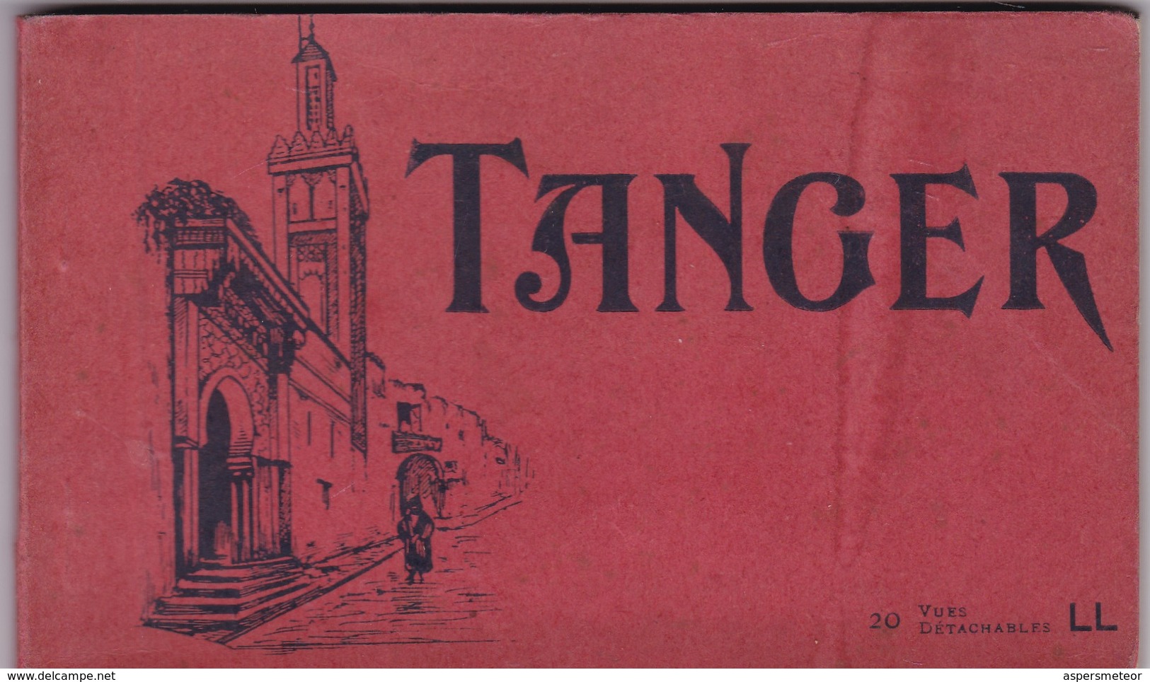 TANGER, 20 VUES DETACHABLES. LL. CIRCA 1900s. PHOTOSET GRUSS AUS LEMBRANÇA SOUVENIR - BLEUP - Tanger