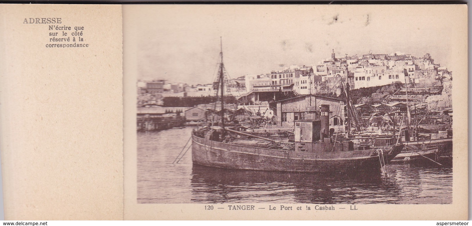 TANGER, 20 VUES DETACHABLES. LL. CIRCA 1900s. PHOTOSET GRUSS AUS LEMBRANÇA SOUVENIR - BLEUP - Tanger