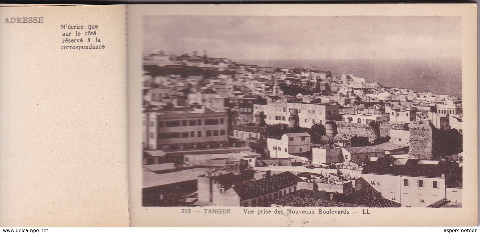 TANGER, 20 VUES DETACHABLES. LL. CIRCA 1900s. PHOTOSET GRUSS AUS LEMBRANÇA SOUVENIR - BLEUP - Tanger