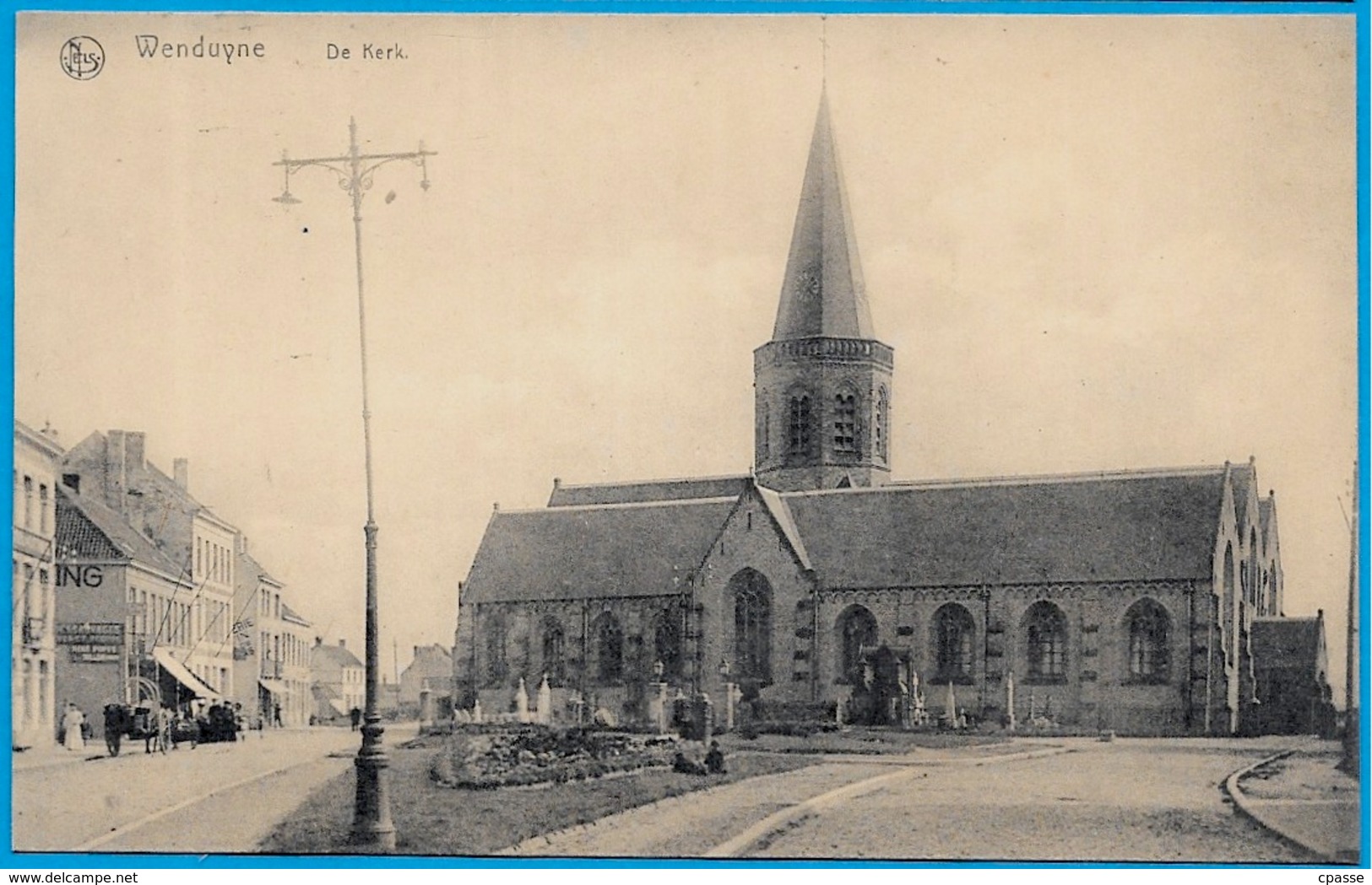 CPA Belgique Belgie WENDUINE (Lot De 2) Panorama... & De Kerk - Wenduine