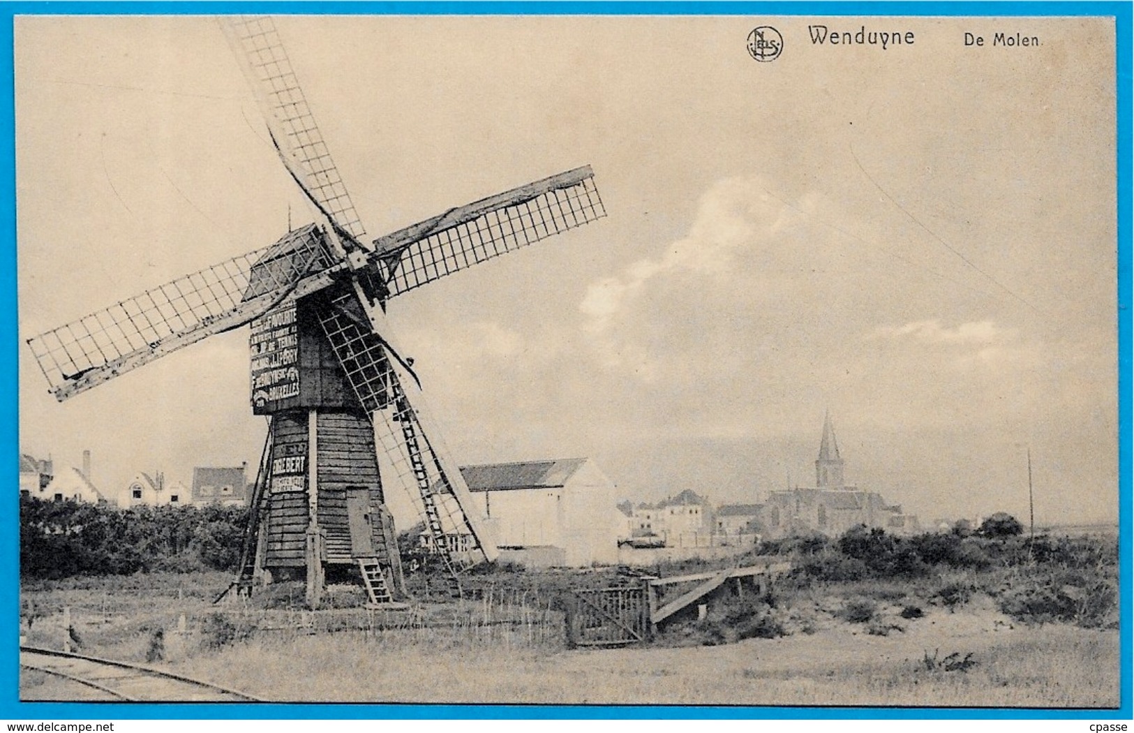 CPA Belgique Belgie WENDUINE De Molen ** Windmill Mühle Molino Moulin à Vent - Wenduine