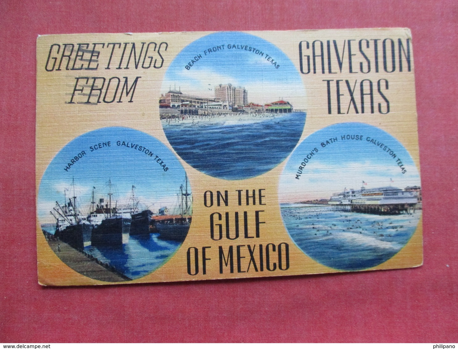 Greetings   Texas > Galveston        Ref 3349 - Galveston