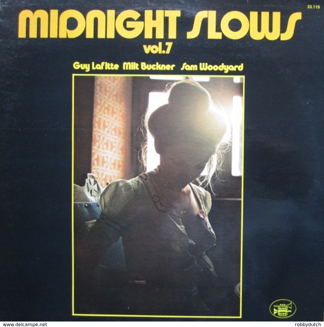 * LP *  MIDNIGHT SLOWS VOL.7 - GUY LAFITTE, MILT BUCKNER, SAM WOODYARD (France 1976) - Jazz