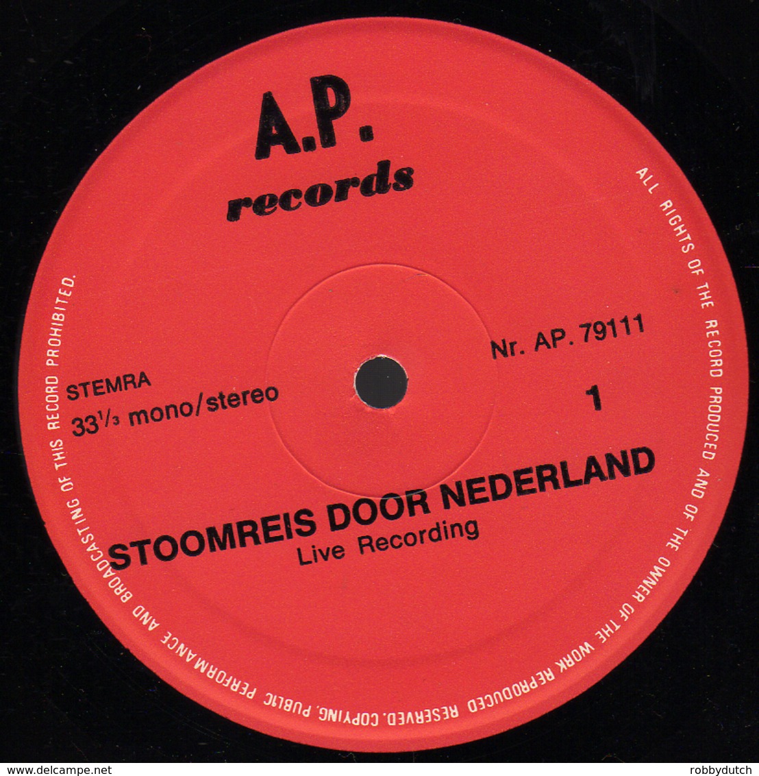 * LP *  STOOMREIS DOOR NEDERLAND - Andere & Zonder Classificatie